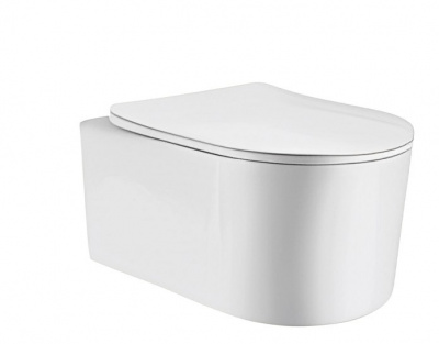 Унитаз TANARO Aria подвесной безободковый  Ceruttispa CT8910 (490x365x355) фото в интернет-магазине Русалия