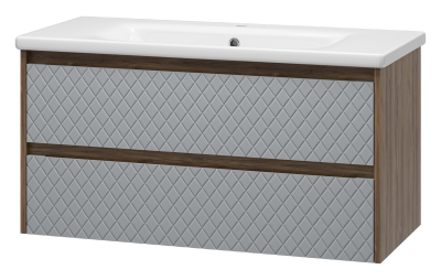 Тумба Chester 100 подвесная с раковиной Dreja Soft 100 Brevita фото в интернет-магазине Русалия