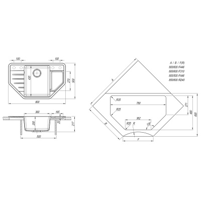 Кухонная мойка Dr. Gans РИО 25.080.C0800.405, терра фото в интернет-магазине Русалия