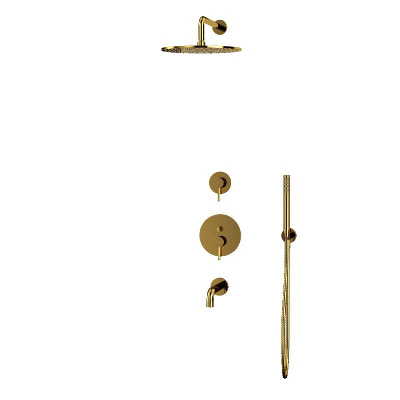 Система для ванны скрытого монтажа WHITECROSS Y YSET07GL (золото) фото в интернет-магазине Русалия