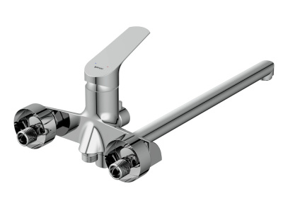 Смеситель для ванны универсальный с длинным изливом Flavis A64093 Cersanit фото в интернет-магазине Русалия