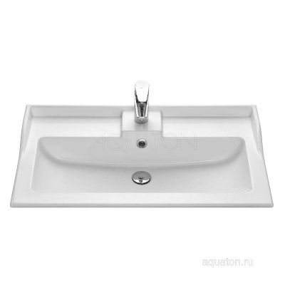 Раковина AQUATON Фабиа 80 белая 1A708031FB010 фото в интернет-магазине Русалия