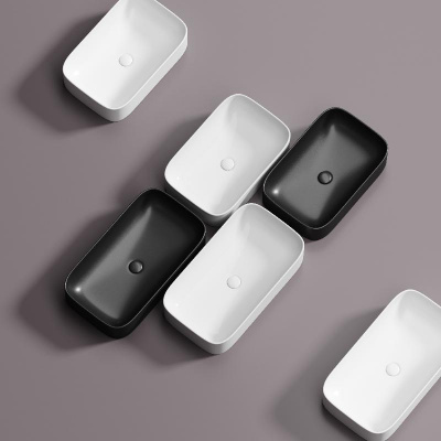 Умывальник чаша накладная прямоугольная Element 605*380*150мм CN6053 Ceramica Nova фото в интернет-магазине Русалия