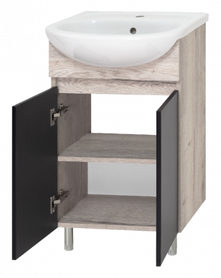 Тумба Поло 50 с раковиной Керамин Рива 50 Misty фото в интернет-магазине Русалия