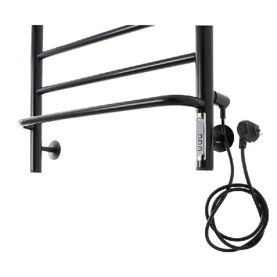 Электрический полотенцесушитель черный DMT Орфей П8 500x800 ЧРН EK R фото в интернет-магазине Русалия