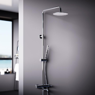 936740000 Scandinavian Pure душевая система с ванно душевым смесителем, хром фото в интернет-магазине Русалия