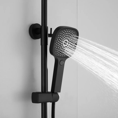 Душевая система Shevanik S8236H, черный фото в интернет-магазине Русалия