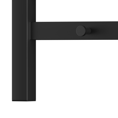 Полотенцесушитель электрический REFLEXION Ордос RXT106050BL 600x500 черный матовый, 5 крючков фото в интернет-магазине Русалия