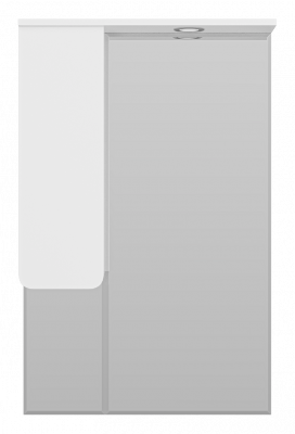 Зеркальный шкаф Чегет 65 левый П-Чег-02065-01Л Misty фото в интернет-магазине Русалия