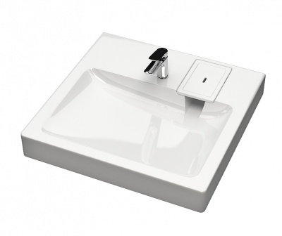 Раковина над стиральной машиной Гарда 60/60 с комплектующими SuperSan фото в интернет-магазине Русалия