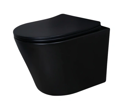 Унитаз подвесной Gid Tr2130bm 62205Y черный матовый 48x36.5x36 фото в интернет-магазине Русалия