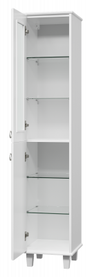 Шкаф - пенал Версаль 35 левый (белый) П-Вер05035-011ВСЛ Misty фото в интернет-магазине Русалия