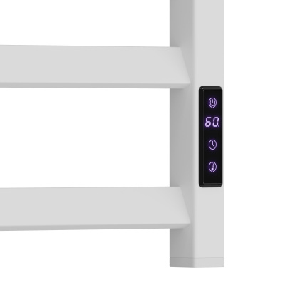 Полотенцесушитель электрический REFLEXION Атакама RXT086040WH 600x400, белый матовый фото в интернет-магазине Русалия