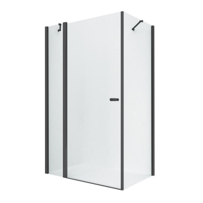 Душевое ограждение NEW TRENDY NEW SOLEO BLACK 120x90x195 K-0551 (черный) фото в интернет-магазине Русалия