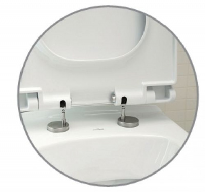 Унитаз безободковый с сиденьем-микролифт Carina Clean On KO-CAR011-3/5-COn-DL Cersanit фото в интернет-магазине Русалия