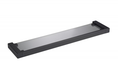 Полка в ванную стеклянная Timo Selene (14072/03) черный фото в интернет-магазине Русалия
