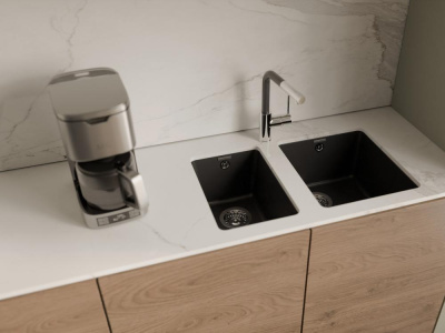 245 BERKANA подст.монтаж 1-чаш 305*455 antracite Rivelato фото в интернет-магазине Русалия