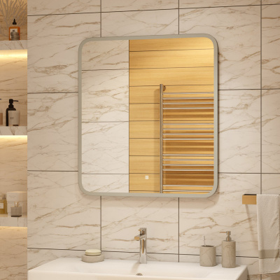 Зеркало с подсветкой Glamour 800х900 ЗЛП440 Continent фото в интернет-магазине Русалия