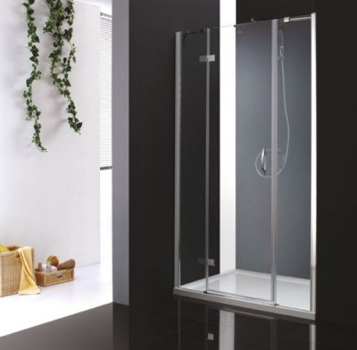 Распашная дверь для душа 130 BERGAMO-W-B-13-40+60/30-C-Cr-L Cezares фото в интернет-магазине Русалия