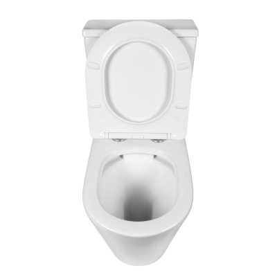 BOND F03-00 Унитаз напольный безободковый с сиденьем микролифт фото в интернет-магазине Русалия