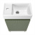 Тумба с раковиной WC Area 40 см матовый зеленый 221805004 Wellsee фото в интернет-магазине Русалия Тумба с раковиной WC Area 40 см матовый зеленый 221805004 Wellsee фото в интернет-магазине Русалия