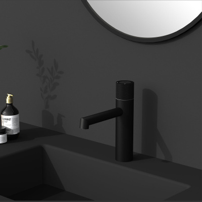 Смеситель для раковины Desire VBF-1D3MB, черный Vincea фото в интернет-магазине Русалия