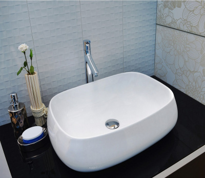 Раковина накладная овальная N 9243 CeramaLux фото в интернет-магазине Русалия