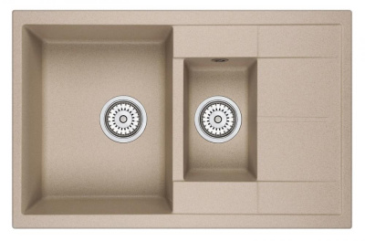 Кухонная мойка GRANULA (7802, ПЕСОК) фото в интернет-магазине Русалия