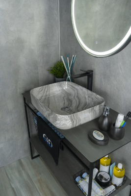 Раковина накладная Gid Mnc597 фото в интернет-магазине Русалия