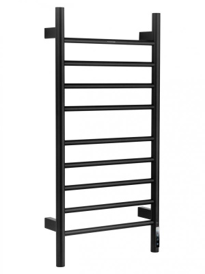 Полотенцесушитель электрический WONZON & WOGHAND BONN, Черный матовый (WW-AL409-MB) фото в интернет-магазине Русалия