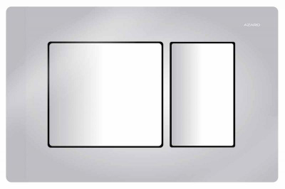 Кнопка смыва Azario двойная, хром глянец (AZ-8200-0031) фото в интернет-магазине Русалия