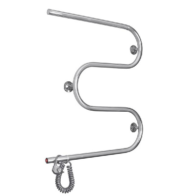 Электрический полотенцесушитель М-образный 600х600 хром DMT 107-25 60x60 EK L Domoterm фото в интернет-магазине Русалия