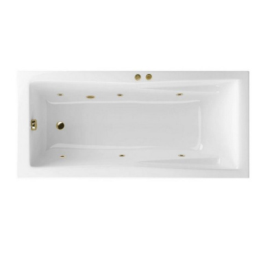 Гидромассажная ванна WHITECROSS Palace 170x75 "SOFT" (бронза) WAEX.PAL17.SOFT.BR фото в интернет-магазине Русалия