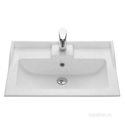 Раковина AQUATON Фабиа 65 белая 1A708731FB010 фото в интернет-магазине Русалия