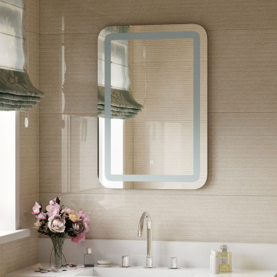 Зеркало с подсветкой Lucia 700x900 ЗЛП492 Continent фото в интернет-магазине Русалия