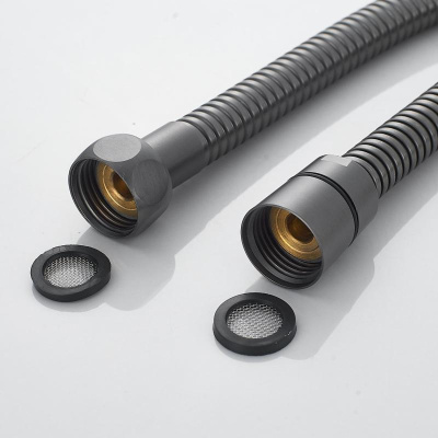 Душевая система Shevanik S6826T, оружейная сталь фото в интернет-магазине Русалия