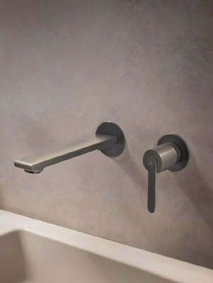 Смеситель для раковины Unione 010507 GrMt AltroBagno фото в интернет-магазине Русалия