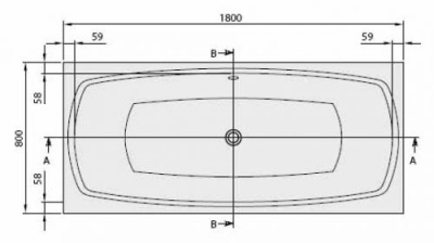 Квариловая ванна 180х80 My Art Duo UBQ180MYA2V01 Villeroy Boch фото в интернет-магазине Русалия