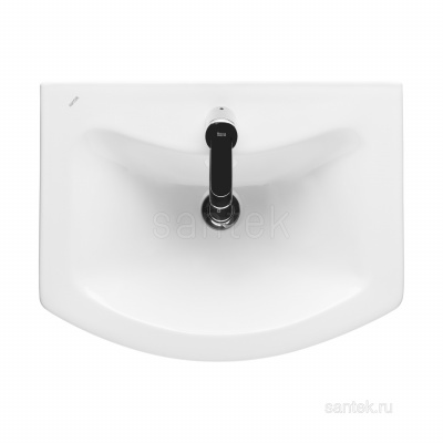 Раковина Santek Балтика 50 отверстие под смеситель 1WH501701 фото в интернет-магазине Русалия