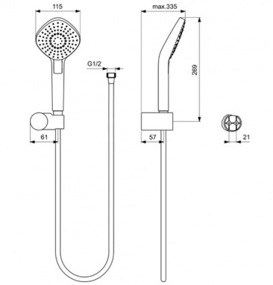 Комплект смесителей 6 в 1 Esla BD002XC Ideal Standard фото в интернет-магазине Русалия