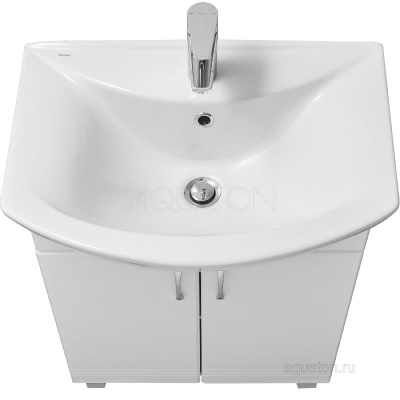 Тумба под раковину AQUATON Онда 60 белый 1A122801ON010 фото в интернет-магазине Русалия