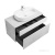 Тумба под раковину AQUATON Марбл 100 слэйт, белый матовый 1A276301MH4C0 фото в интернет-магазине Русалия Тумба под раковину AQUATON Марбл 100 слэйт, белый матовый 1A276301MH4C0 фото в интернет-магазине Русалия