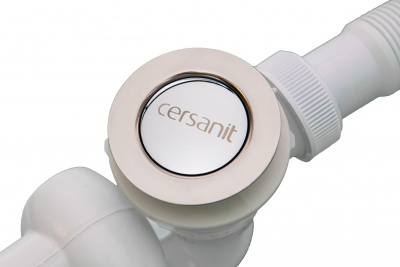 Слив-перелив полу-автоматический для ванны A63086 Lorena Cersanit фото в интернет-магазине Русалия