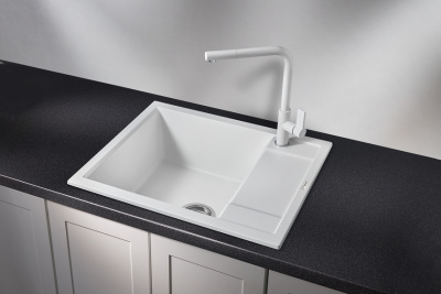 Кухонная мойка GRANULA (6002, АРКТИК) фото в интернет-магазине Русалия