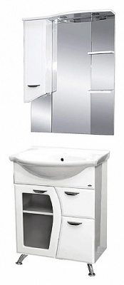 Тумба Дрея 65 с раковиной Kirovit Стиль 65 Misty фото в интернет-магазине Русалия