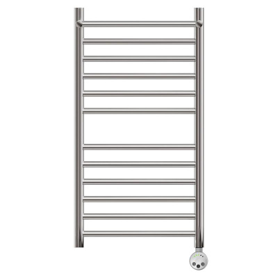 Полотенцесушитель электрический Point Аврора PN10148SPE П11 400x800 с полкой левый/правый, хром фото в интернет-магазине Русалия