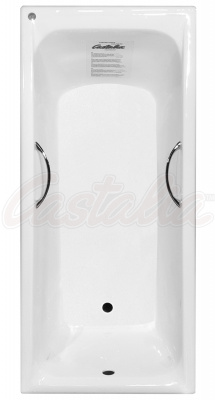 Чугунная ванна Castalia Prime 180х80 (с ручками) S2021R фото в интернет-магазине Русалия