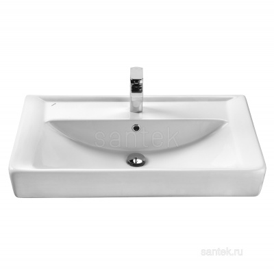 Раковина Santek Тигода 80 отверстие под смеситель 1WH302084 фото в интернет-магазине Русалия