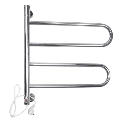 Электрический полотенцесушитель Сальса 650х500           хром DMT 108F П4 65x50 EK Domoterm фото в интернет-магазине Русалия