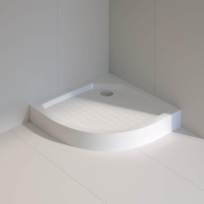 Душевой поддон полукруглый RGW SMC/R W Белый 800x800 фото в интернет-магазине Русалия